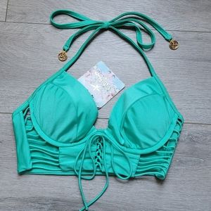 Luli Fama Verano De Rumba Something Sexy Corset Swim Top